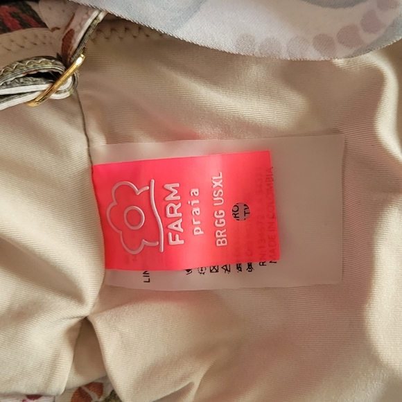 Farm Rio Ruffled Bikini Top NWOT - Picture 6 of 12